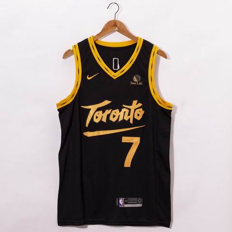 NBA Toronto Raptors #7 LOWRY black city edition