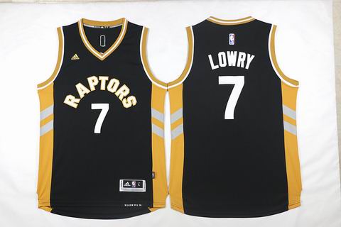 NBA Toronto Raptors #7 Lowry black jersey