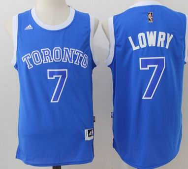 NBA Toronto Raptors #7 Lowry blue jersey