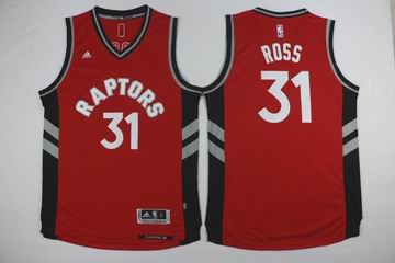 NBA Toronto Raptors 31 Ross red jersey