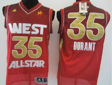 NBA West All Star 35# Duyant red jersey