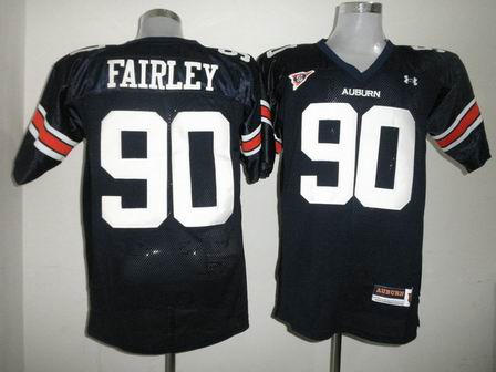 NCAA Auburn Tigers 90 Nick Fairley Navy Blue College Football Jersey