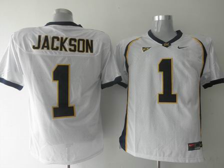 NCAA California Golden Bears 1 DeSean Jackson white Jersey