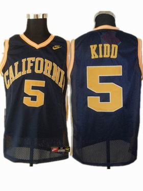 NCAA California Golden Bears 5 Jason Kidd Navy Blue Jersey