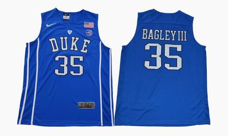 NCAA Duke Blue Devils #35 Bagley III Basketball Jersey blue