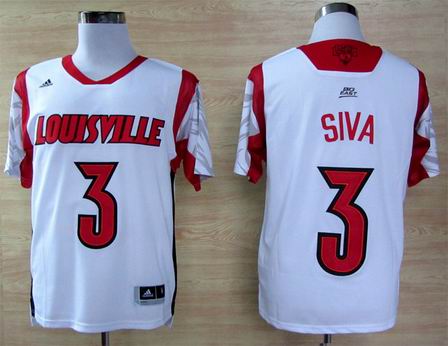 NCAA Louisville Cardinals 2013 March Madness Peyton Siva 3 Jersey - White