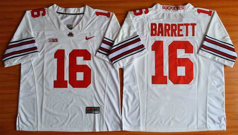 NCAA Ohio State Buckeyes #16 Barrett college football jersey white