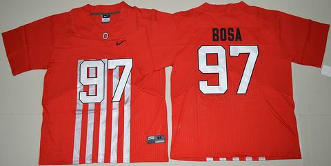 NCAA Ohio State Buckeyes #97 Nick Bosa College Football Jersey Red