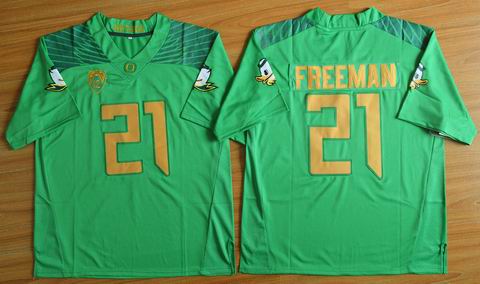 NCAA Oregon Ducks #21 Royce Freeman college Football Limited Jersey - green
