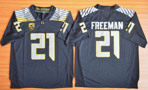 NCAA Oregon Ducks #21 Royce Freeman college Football jersey limited black