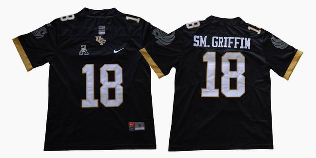 NCAA UCF #18 SM.GRIFFIN black college football jersey