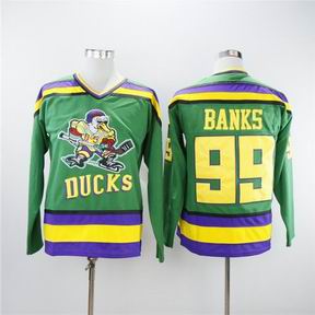 NHL Anaheim Ducks #99 Banks green jersey