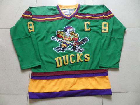NHL Anaheim Ducks 9 kariya green jersey