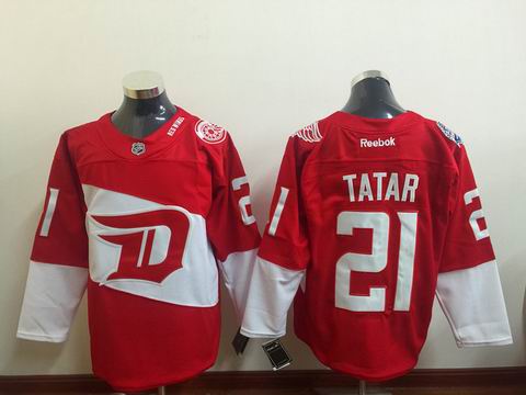 NHL Detroit Red Wings #21 Tatar red jersey