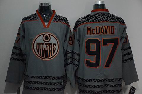 NHL Edmonton Oilers 97 McDAVID grey jersey