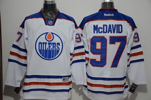 NHL Edmonton Oilers 97 McDAVID white jersey