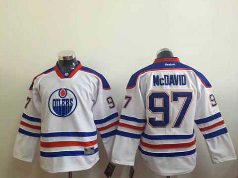 NHL Edmonton Oilers 97 McDAVID white jersey