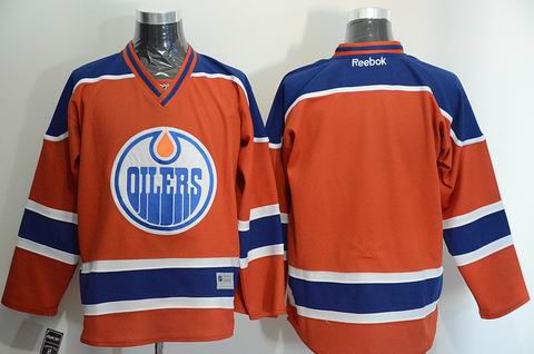 NHL Edmonton Oilers blank orange jersey
