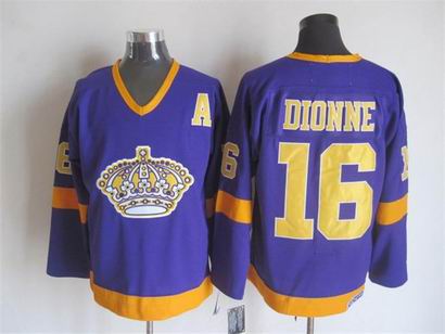 NHL Los Angeles Kings 16 Dionne purple jersey