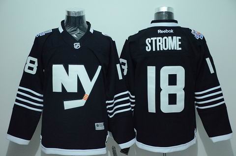 NHL New York Islanders 18 Strome black jersey