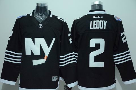 NHL New York Islanders 2 Leddy black jersey