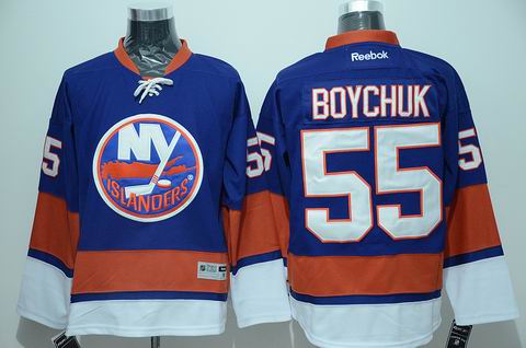 NHL New York Islanders 55 Boychuk blue jersey