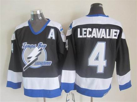 NHL Tampa Bay Lightning #4 Lecavalier black jersey