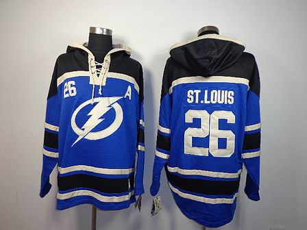 NHL Tampa Bay Lightning 26 St.louis blue Hoodies Jersey