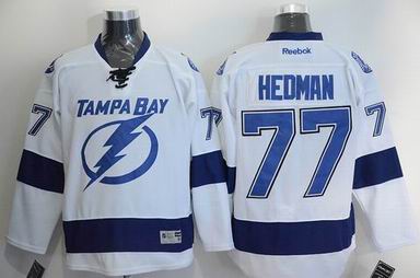 NHL Tampa Bay Lightning 77 Hedman white jersey