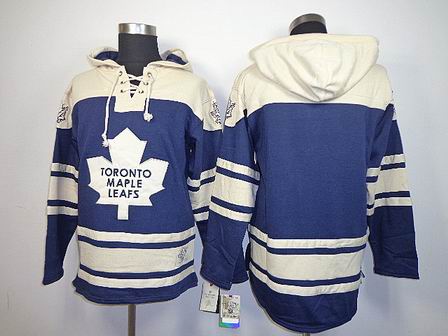 NHL Toronto Maple Leafs blank blue Hoodies Jersey