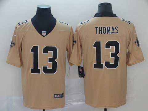 New Orleans Saints #13 Thomas golden interverted jersey