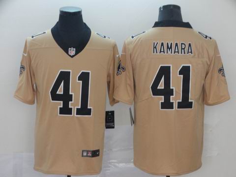 New Orleans Saints #41 Kamara golden interverted jersey