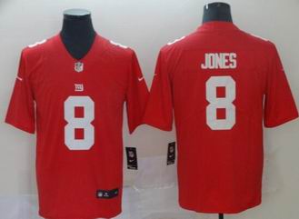 New York giants #8 Jones red interverted jersey