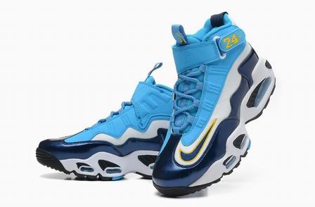 Nike Air Griffey Max shoes blue yellow
