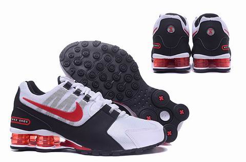 Nike Air Shox Avenue 802 shoes white black red