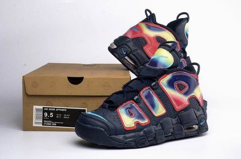 Nike Air Uptempo shoes navy red