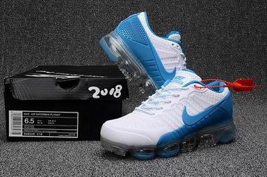 Nike Air Vapormax shoes white blue