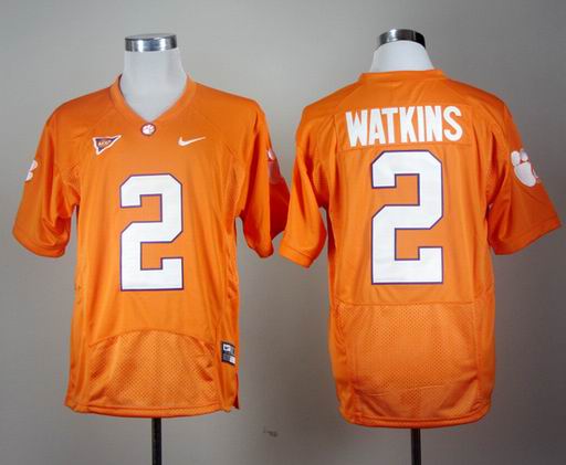 Nike Clemson Tigers Sammy Watkins 2 Orange Pro Combat College Football Jersey