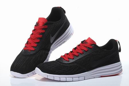 Nike Free 3.0 Flyknit shoes black red