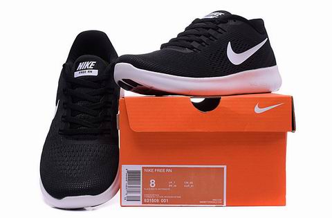 Nike Free RN shoes black white