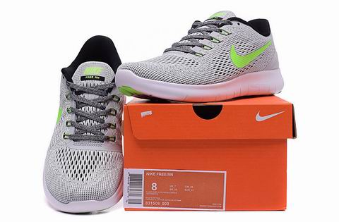 Nike Free RN shoes grey green