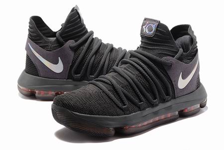 Nike KD 10 EP shoes black silver red