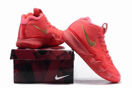 Nike Kyrie 4 shoes red golden