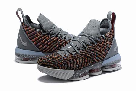 Nike LeBron James 16 shoes grey