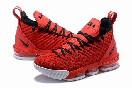 Nike LeBron James 16 shoes red black