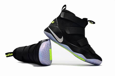 Nike LeBron Soldier 11 shoes black green