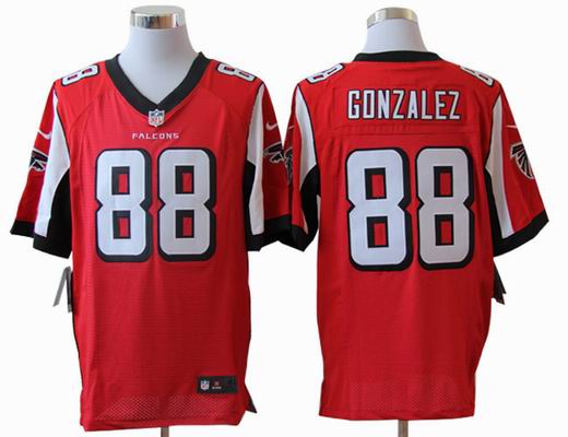 NFL Nike Elite Atlanta Falcons #88 Tony Gonzalez Red