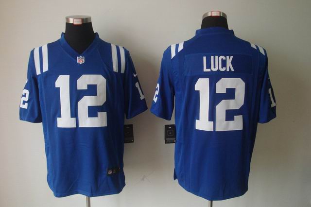 Nike NFL Indianapolis Colts #12 Andrew Luck blue Game jersey