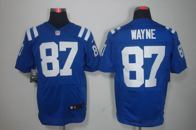 Nike NFL Indianapolis Colts 87 Wayne blue Elite Jersey