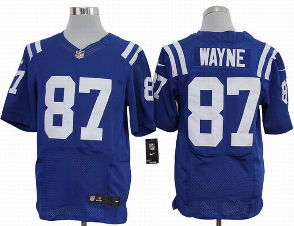 Nike NFL Indianapolis Colts 87 Wayne blue Elite Jersey